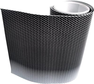 2M Zwarte Auto Zonnescherm Voorruit – Geperforeerde Mesh Vinylfolie, Blokkeert Warmte & UV, Auto Interieur Zonnescherm Sticker, Zonnefolie Voorruit, Hittebescherming, Auto Zonwering