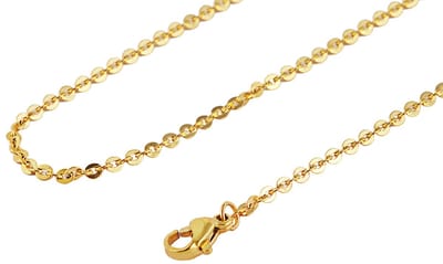 AKZENT Akzent uniseks ketting Elouise, goudkleurig, Ionenplattierung