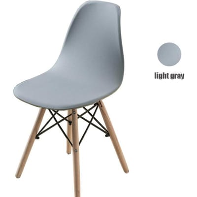 Stevige stoelhoes voor schelpstoel, wasbaar, afneembaar, armloze schelpstoelhoes, banket, thuis, hotel, hoes, stoelhoes 1 piece lichtgrijze kleur