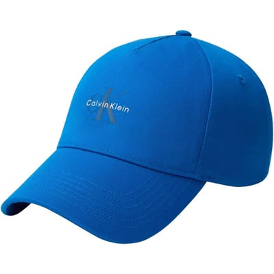 Calvin Klein Monologo Printed Baseball Cap French Blue Taglia: OS | Cappelli Outlet | Uomo | Blu