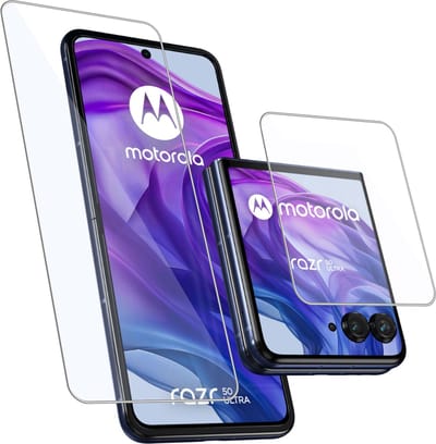 Geschikt voor Motorola Razr 50 Ultra - Screenprotector - Beschermglas Folie