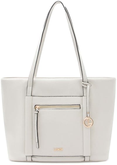 L.CREDI shopper schoudertas Merle Shopper Light Gray crème
