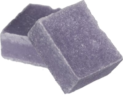 Ideas4seasons Amberblokjes/geurblokjes - lavendel geur - 3x stuks - huisparfum