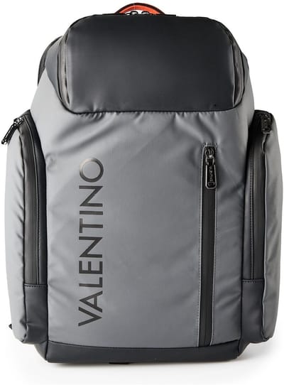 VALENTINO vrijetijdsrugzak rugzak met laptopvak Dragonhawk Backpack Grigio / Nero donkergrijs