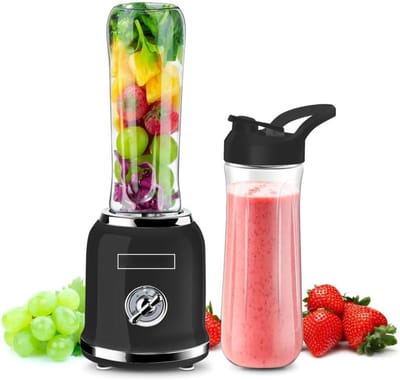 DnA® Bender to go - Blender - Mini blender - Zwart - ‎42cm x 16cm x 15 cm