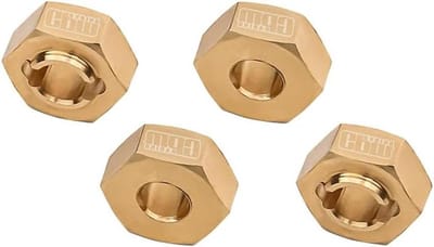 Brass Wheel Hexes for LOSI 1:24 Micro-B 2WD Buggy RTR-LOS00007 / 1:28 Micro-T 2S 2WD RTR Stadium Truck-LOS-1392 Upgrades