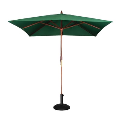 HorecaTraders Groen vierkant parasol 2,7(h)x 2,5(l)x 2,5(b) meter