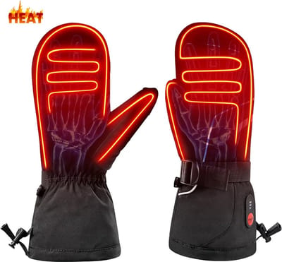 Verwarmde Handschoenen M met Oplaadbare Batterij - Thermische Handschoenen voor Koude Winter, Ideaal voor Sneeuwschuiven en Warme Handen | Verwarmde Handschoenen | Winterhandschoenen | Oplaadbare Handschoenen | Thermische Handschoenen