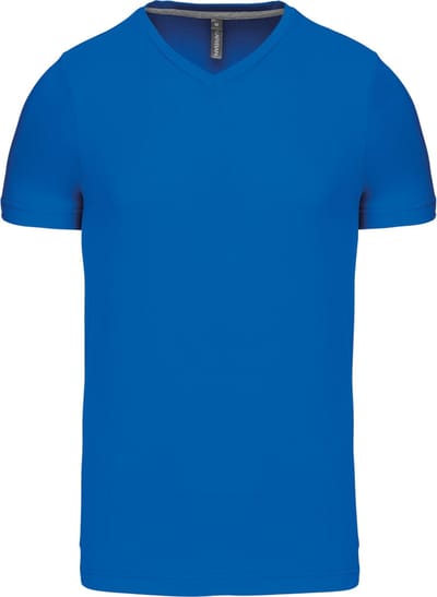 Kariban T-shirt V-hals korte mouwen K357 - Light Royal Blue - M