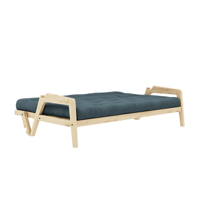 Karup Grab Slaapbank - 757 Petrol Blue - 101ClearLacquered