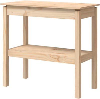 vidaXL Wandtafel 80x40x75 cm massief grenenhout