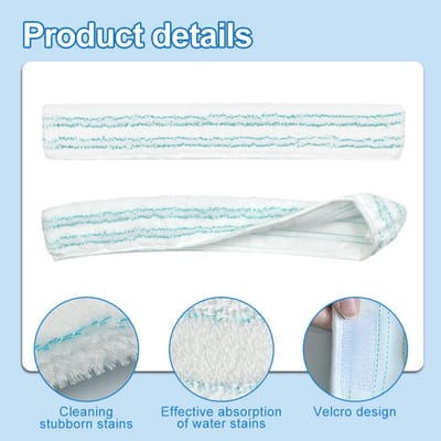 Geschikt voor LeifheitXL 40cm liffy window cleaner heel pad accessoires microfiber cleaning doekje 3 stuks