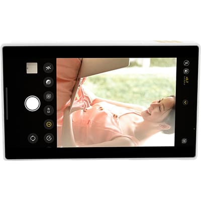 Écran Selfie Vlog Magnétique 3,97 pouces Faible Latence Affichage HD Caméra Arrière de Téléphone pour Streaming en Direct
