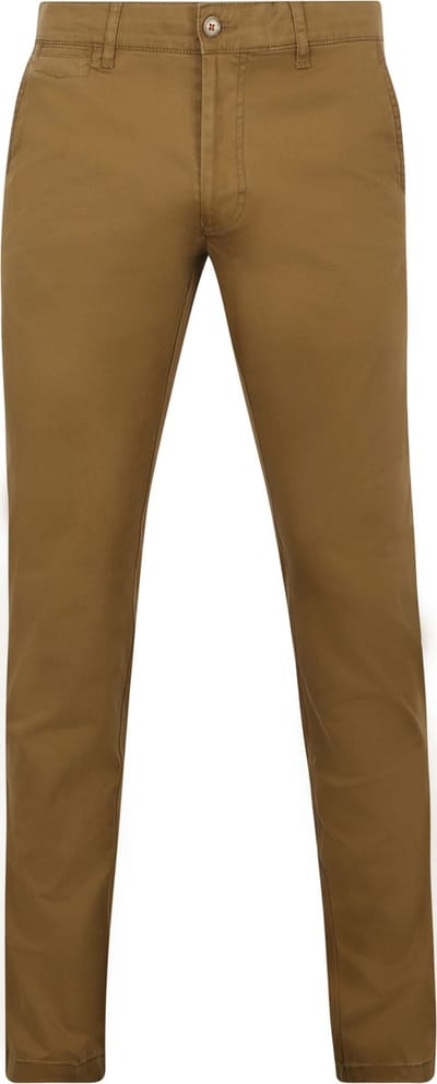 Suitable Chino broek Plato Khaki - Maat 46 - Heren - Mannen broeken
