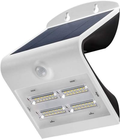 Krachtige Led Buitenlamp met Zonnepaneel en PIR Bewegingsmelder - IP65 Waterdicht Licht
