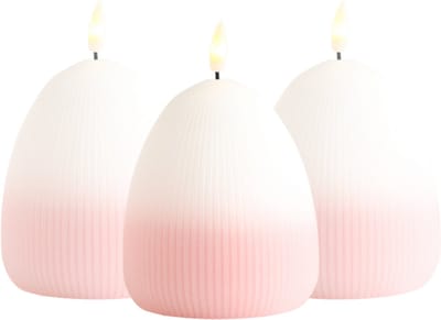 Aifcandles LED Kaarsenset 3 Stuks – Sfeerverlichting – Timer – Incl Batterijen – Wax LED Kaarsen