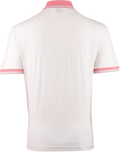 BOSS Orange Pe Blocks poloshirt korte mouw wit