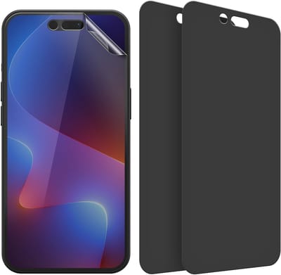 kwmobile 3x Beschermfolie voor Apple iPhone 15 Pro Max Folie – Schermbeschermer Privacy Screen Protector – Privacyfolie voor smartphones