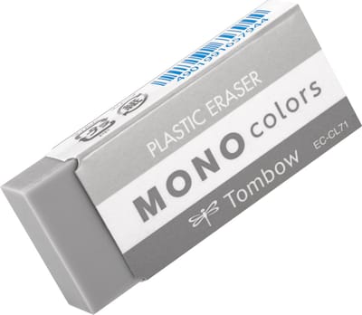 Tombow Gum - Mono Eraser Colors - 1 stuk - Grijs