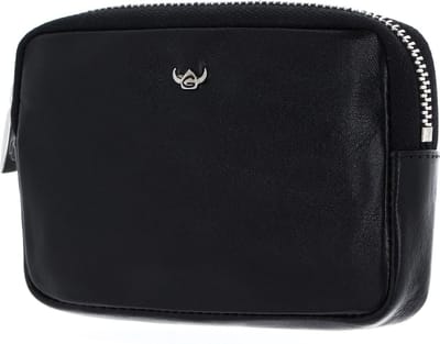 Golden Head Leren sleutelgeval Colorado RV-Schlüsseletui 5074 Schwarz zwart