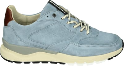 Floris van Bommel - DE TREENER 02.02 - Lage sneakersVrije tijdsschoenenHeren sneakers - Kleur: Blauw - Maat: 42