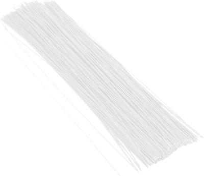 Bloemisten Draad - Ambachtelijke Ijzerdraad - Bloemstukken Maken - Duurzaam Flexibel Materiaal - 35cm Lengte - Wit