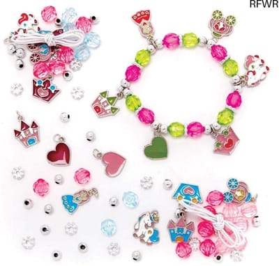 RFWR® Prinsessen Bedelarmband Sets voor Kinderen - Creatieve Knutselset met Kralen en Bedels