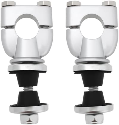 Dailygoody - Stuur Riser - Stuur Klem - Hoogwaardige metalen materialen - 7/8 inch - Rubber Inserts - Geschikt voor Honda XR50 - 22mm