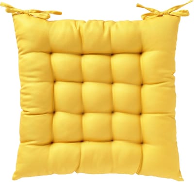 SONNY - stoelkussen 40x40 cm - outdoor - Quince - geel