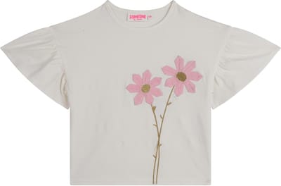 Someone ZORA-SG-02-A Meisjes T-shirt - ECRU