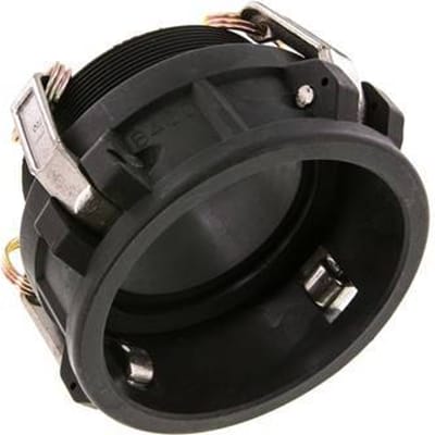 Camlock DN 90 (4'') Koppeling PolypropyleenR 4'' met buitendraad Type B MIL-C-27487