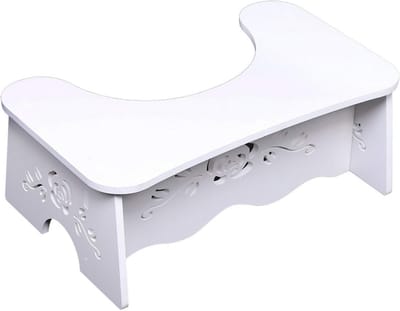 Stevige Toiletkruk 18 cm Hoog - Antislip WC Kruk voor Comfort en Veiligheid