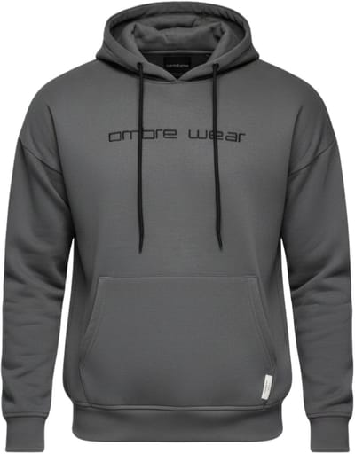 OMBRE Sweater - Regular Fit - Katoen - Lange Mouw Donkergrijs S
