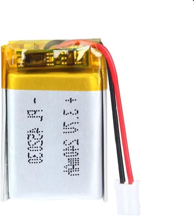 240 mAh Lithium Polymer Accu 3.7 V voor Elektronische Toepassingen met 2P-PH Aansluiting en 2 mm Rastergrootte