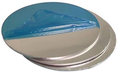 Metalen Platen - Aluminium Rond - Precisie Bewerking - Lichtgewicht Sterk - 4 stuks 250 mm - Zilver
