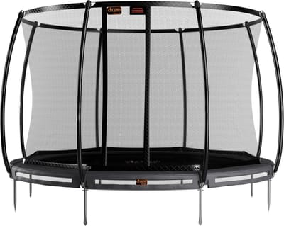 Avyna Trampoline InGround Ø365 met veiligheidsnet | Grijs