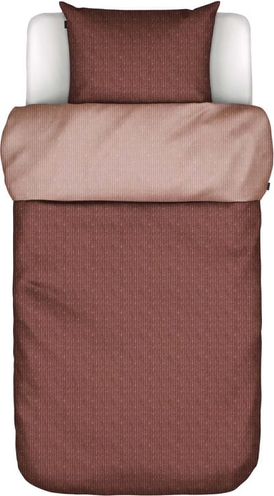 MARC O'POLO Toloma Dekbedovertrek Aubergine - Eenpersoons – 140x200/220 cm