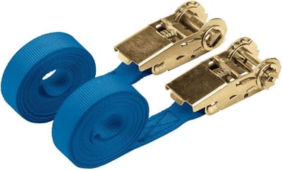 2-delige ratelband omlaag riemen set - 250 kg spanbanden voor lading vastzetten