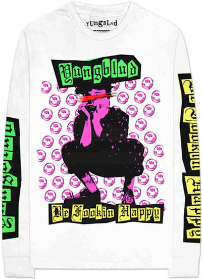 Yungblud - Punker Longsleeve shirt - XS - Wit