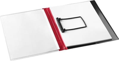 Rapportenmap met JalemaClip - pak 10 stuks - rood