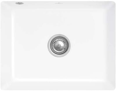 Villeroy & Boch Subway 60 - Keramische spoelbak 55x44 cm, CeramicPlus, Stone White 331001RW
