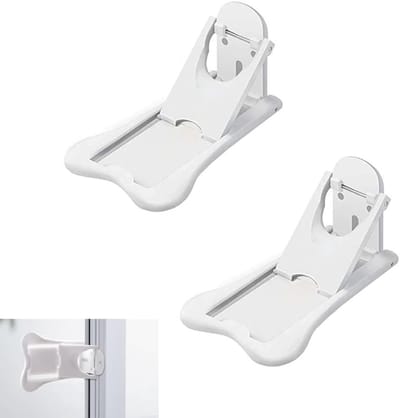 Veilige Ladeslot Set van 2, Antiklem Beveiligingsslot voor Lades en Kasten, Ideaal voor Kindveiligheid en Inbraakpreventie