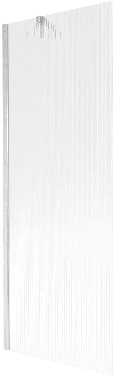 Mexen Next badwandpaneel 1-delig 70 x 150 , strepen, geborsteld nikkel - 895-070-000-00-09-97