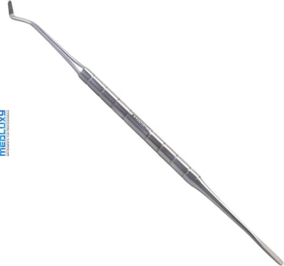 MEDLUXY® Nagelheffer / Palpator - 13 cm - RVS - Light & Slim handle [hoekheffer, naillifter, nagellifter ingegroeide nagels - INOX - bokkepootje]