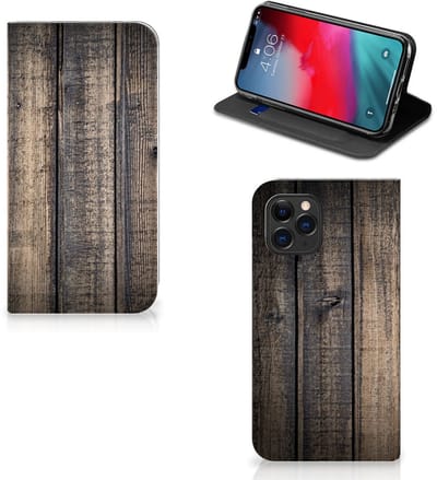 Apple iPhone 11 Pro Book Wallet Case Steigerhout