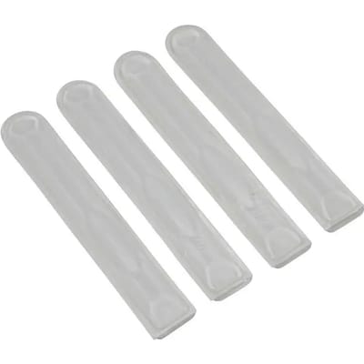 Set van 4 gel-comfortstrips onder het stuur met lijm P2R 3m
