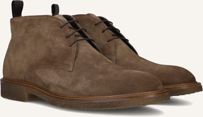 Giorgio - HE36405CAMP03 - Vrije tijd half-hoogHeren veterschoenHeren sneakers - Kleur: Taupe - Maat: 41