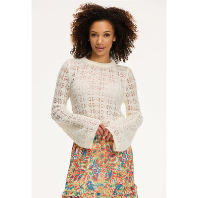 Shiwi Ladies Holly Sweater Light Kit White Maat: L | Gebreide Truien Outlet | Dames | Ecru