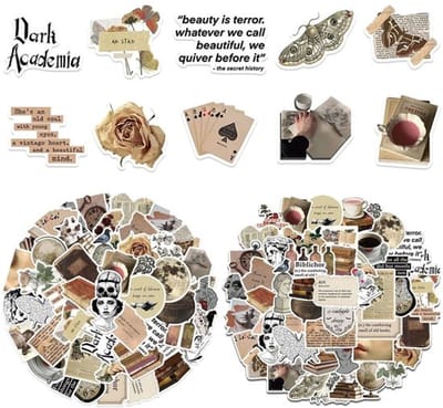 Stickers 100 stuks - Vintage stickers - Waterdichte stickers - Aesthetic stickers - Graffiti stickers - Zelfklevend materiaal - Decoratiestickers