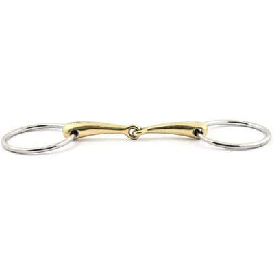 2-rings bit voor paarden met fijne boringen Jump'In